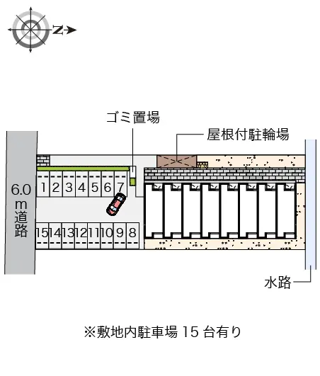 豊岡市中陰 月極駐車場